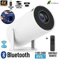 Projetor Portátil Bluetooth Wi-Fi Ultra HD 4K IOS e Android XC-ProTube2 X-Cell